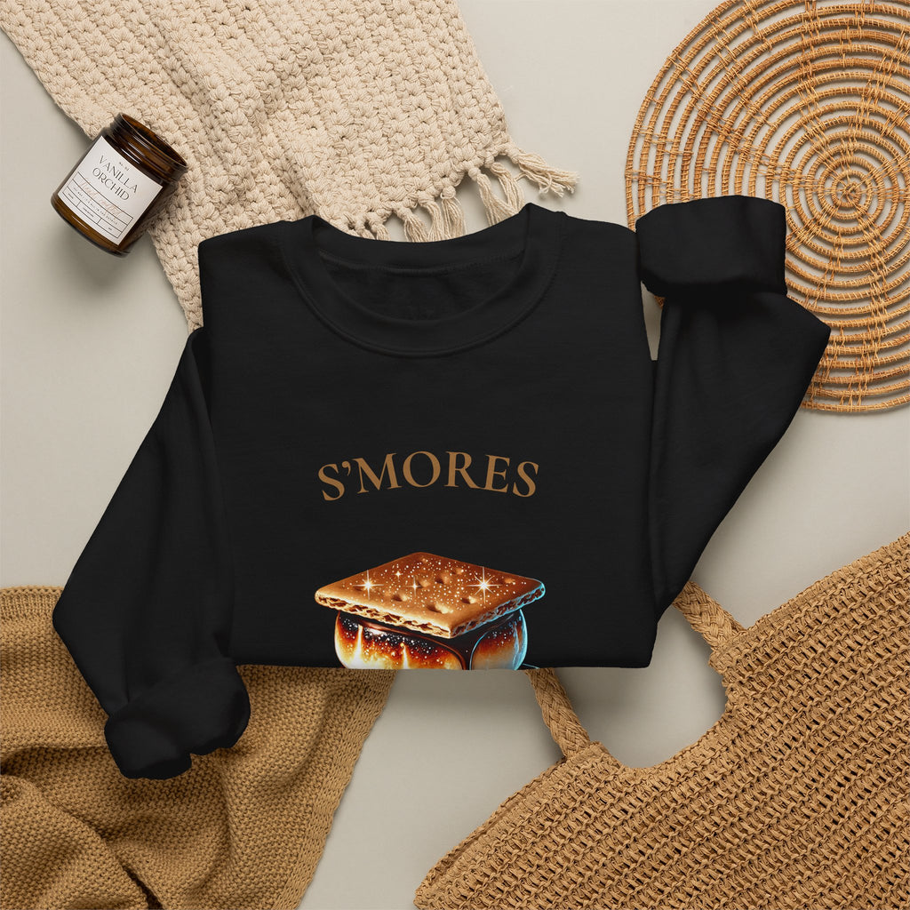 S'mores Crewneck Sweatshirt — "Perfectly Toasted" Cozy Fall Graphic Pullover