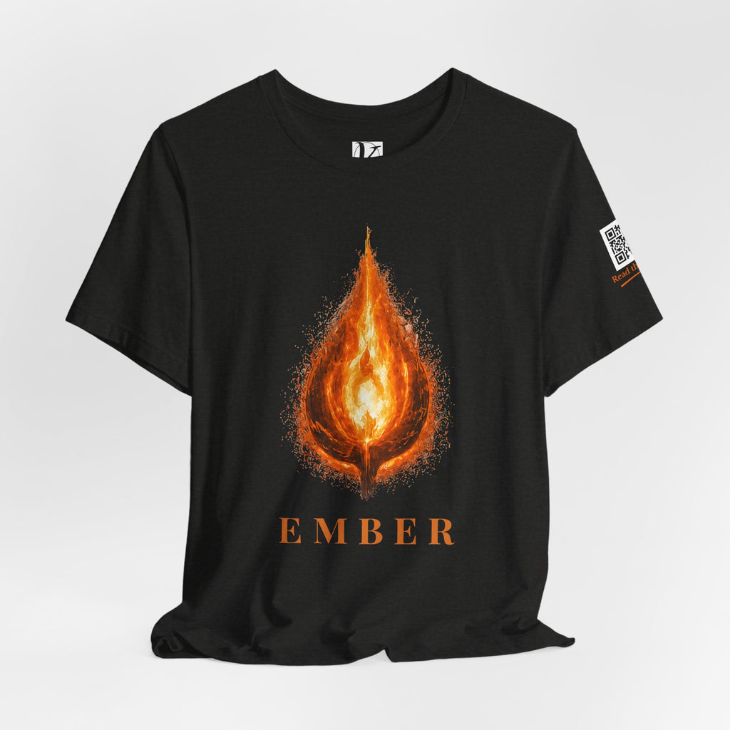 Ember Flame Tee — Fiery Leaf Graphic T-Shirt