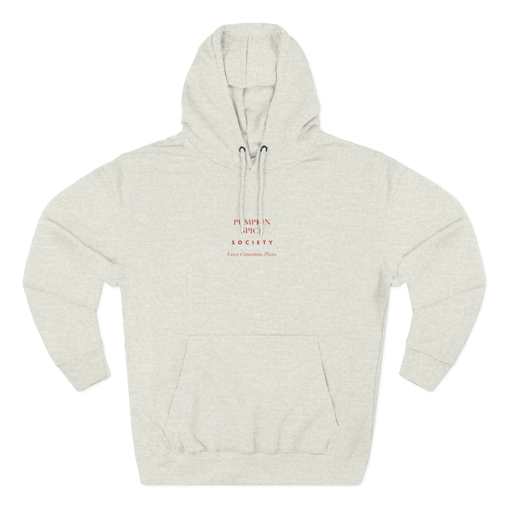 Pumpkin Spice Society Hoodie — Extra Cinnamon, Please