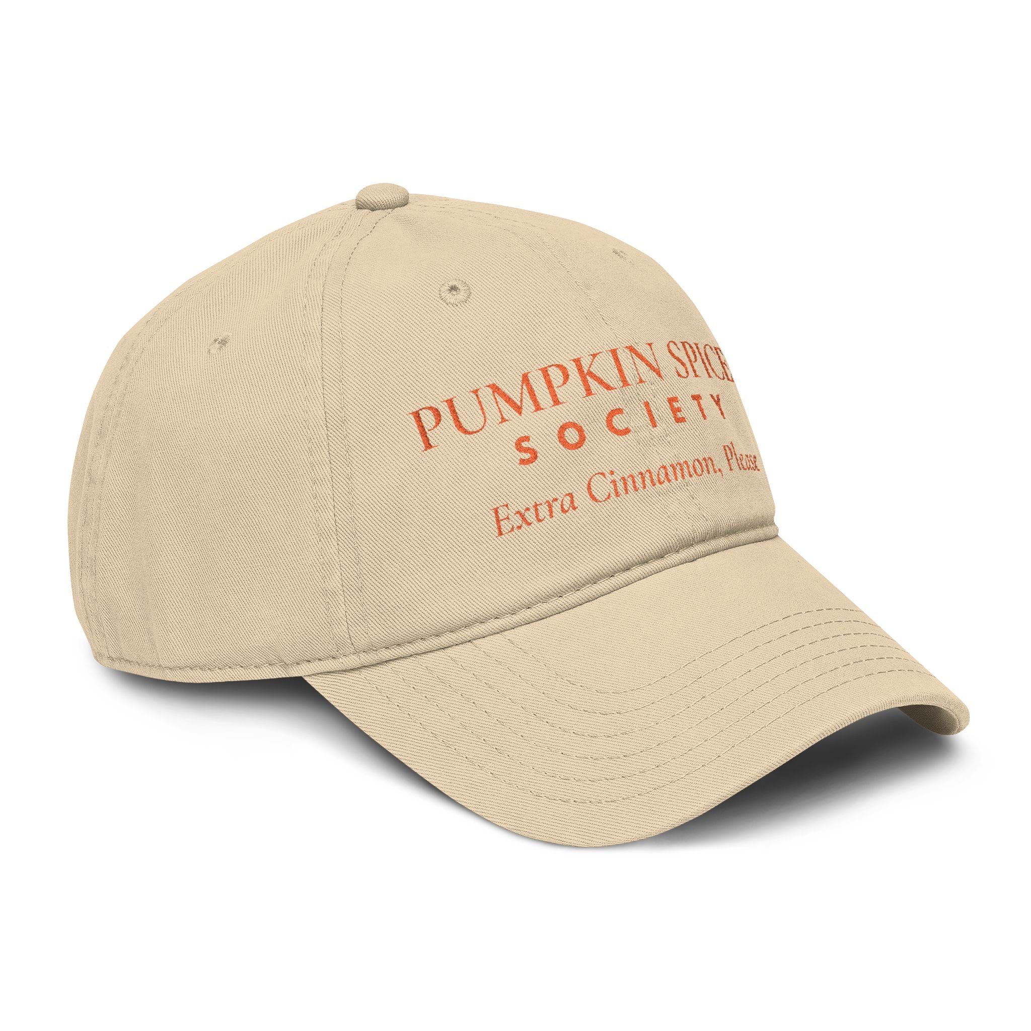 Pumpkin Spice Society Cap - Extra Cinnamon, Please