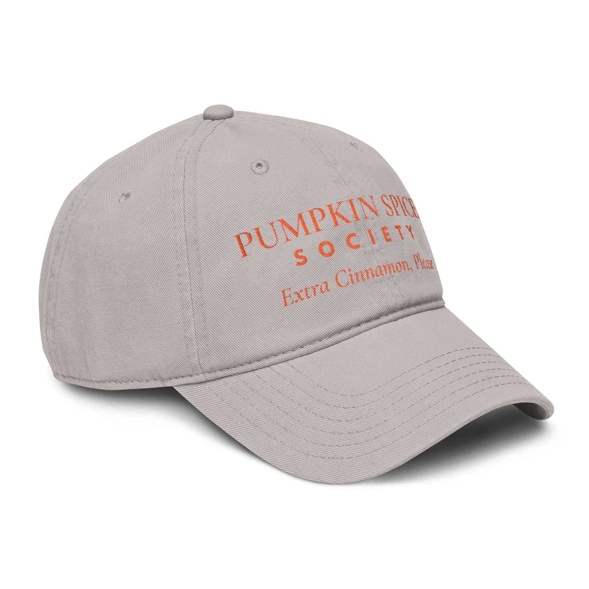 Pumpkin Spice Society Cap - Extra Cinnamon, Please