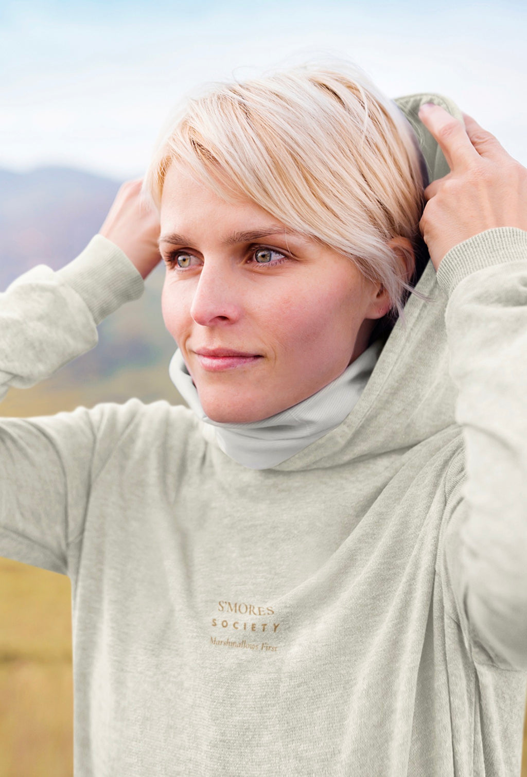 S'mores Society Hoodie — Marshmallows First